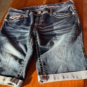 Amethyst Jeans Indigo Denim Shorts